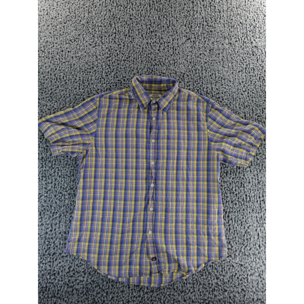 Ralph Lauren Polo Jeans Co. Plaid Short Sleeve Button Up Shirt Mensโ XL
